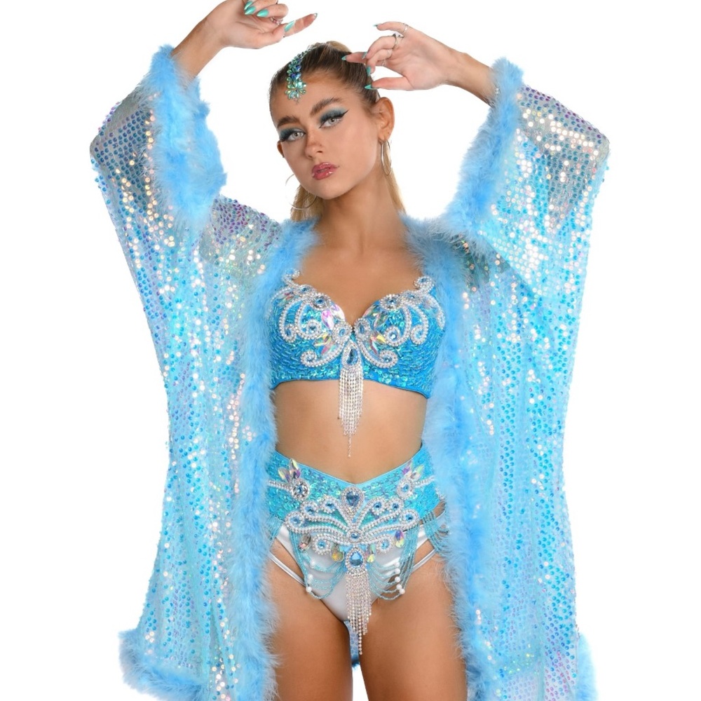 Lumi Shop Rave Full Outfit Ocean Wave Goddess